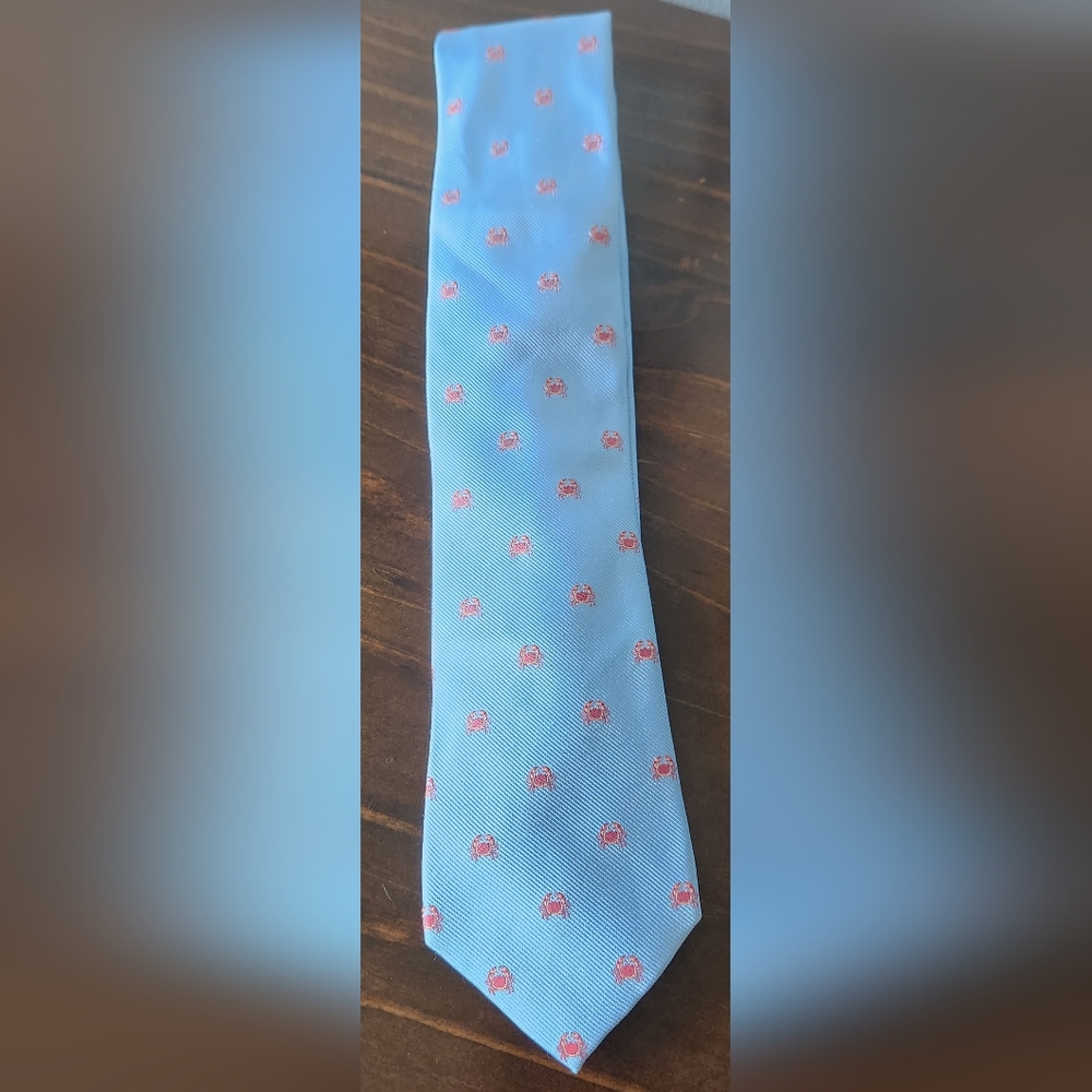 Tommy Hilfiger Crab Tie 100% Silk VGC!